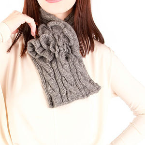 GREVI DARK GRAY SCARF | WOMENS SIZE 75X20